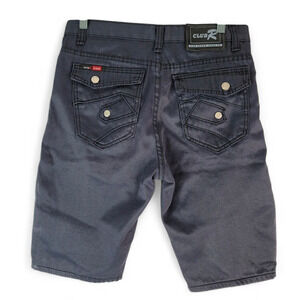 Club Roman Jeans Shorts Mens 32x10.5 Fit (30x10.5) Club R USA Jorts Flap Pockets